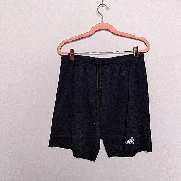Adidas Men's Black Climalite Breathable Athletic Drawstring Waist Shorts XL - Picture 1 of 10